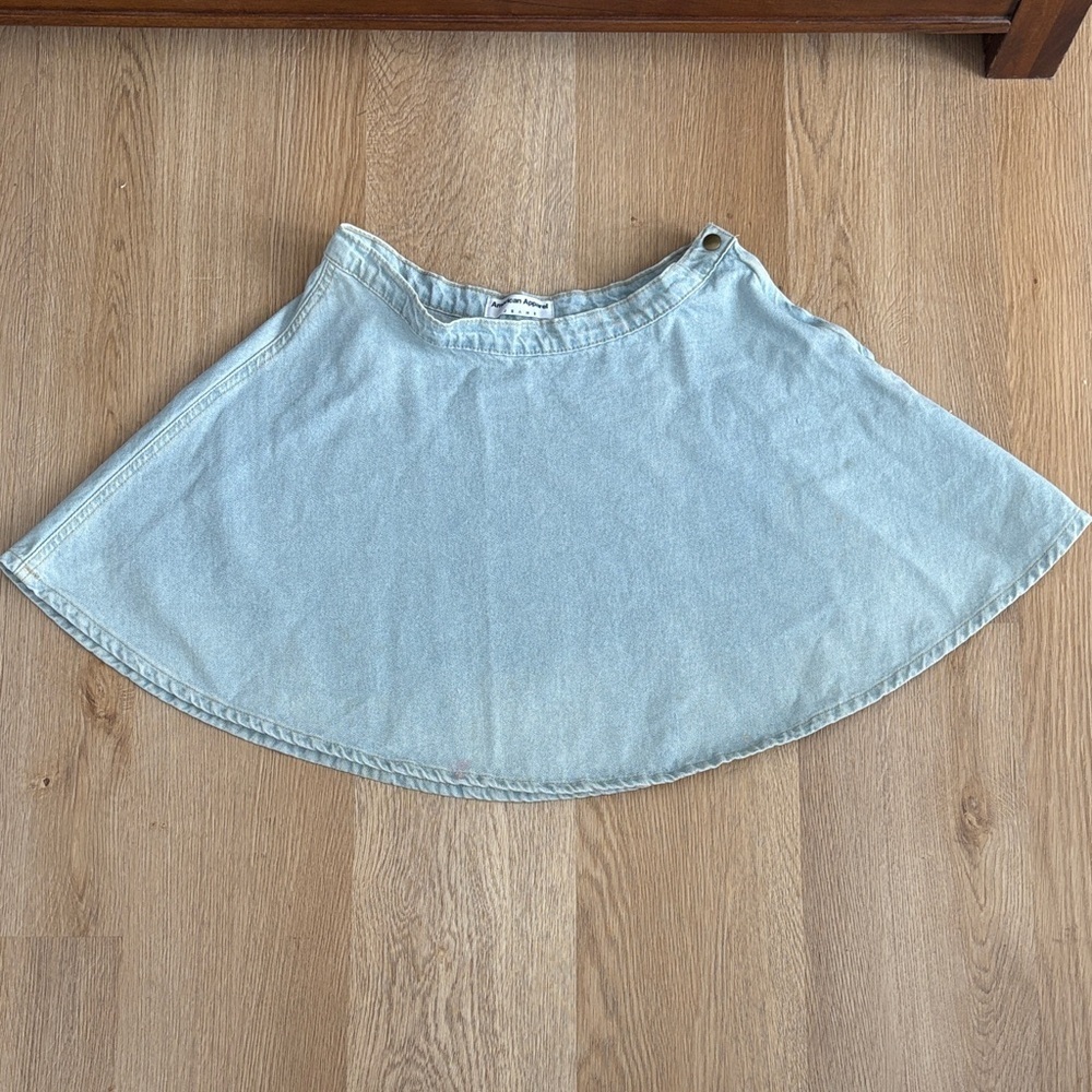 American Apparel Denim Blue Circle Skirt